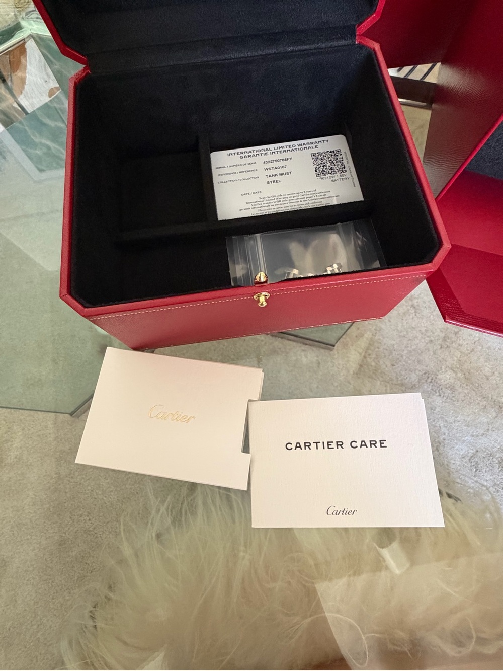 Cartier Women’s Small Steel Tank Must Watch - Picture 13 of 15